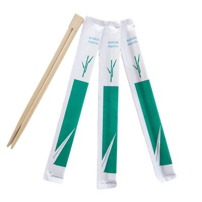 Disposable Bamboo Chopsticks 100% Natural Moso Bamboo with Custom Logo in 210/230/240mm Size for Sushi Sticks