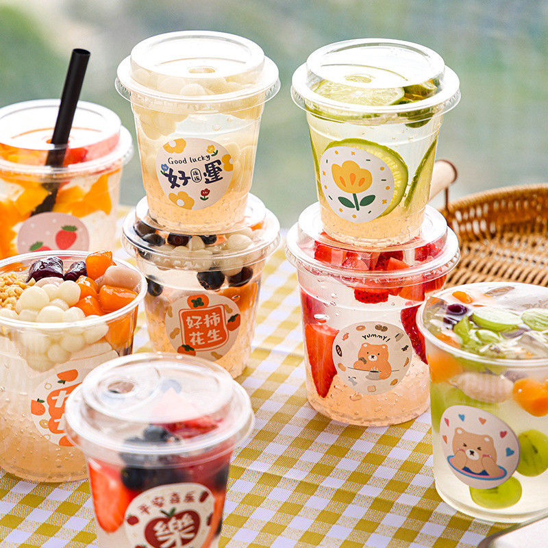 16oz PET Cups With Printed Logo