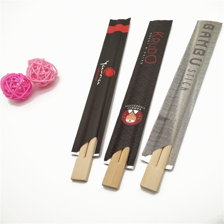 Traditional Japanese Chopsticks Bamboo Logo Disposable Bamboo Chopsticks Bamboo Sushi Chopsticks for Food