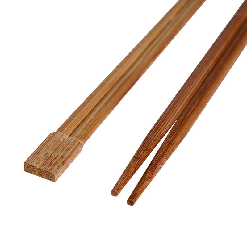 Custom Logo Compostable Reusable Bamboo Chopsticks Disposable Carbonized Dining