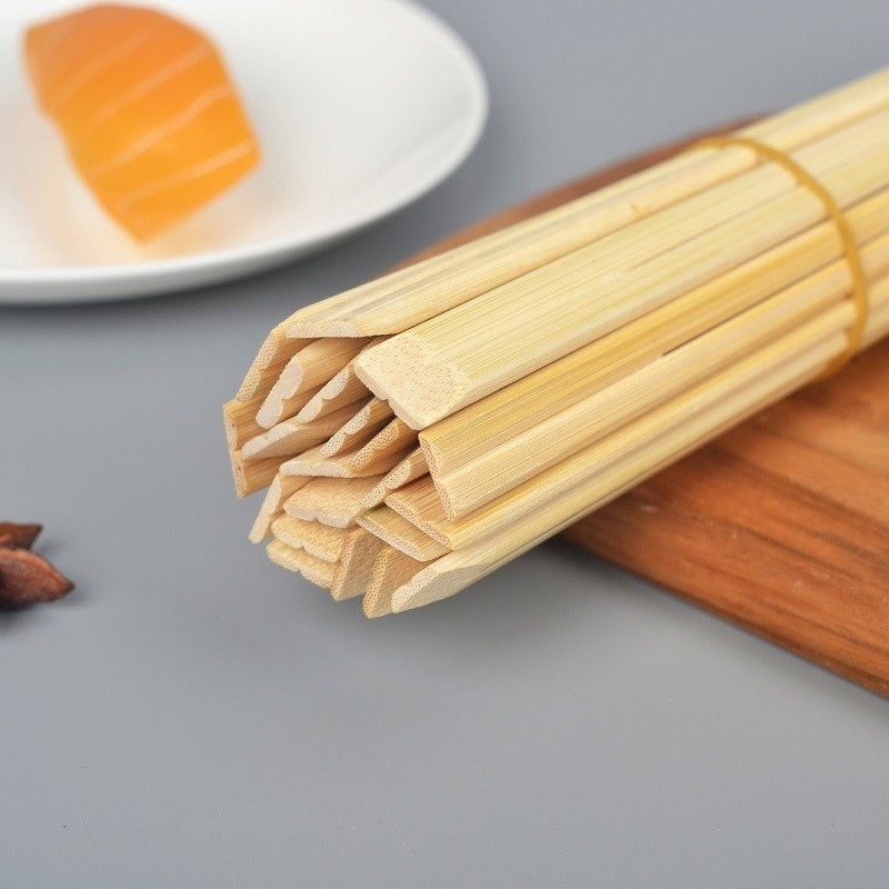 24cm Tensoge Bamboo Sushi Chopsticks With Paper Sleeve