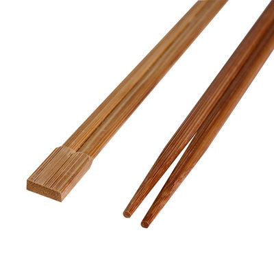 Custom Logo Compostable Reusable Bamboo Chopsticks Disposable Carbonized Dining