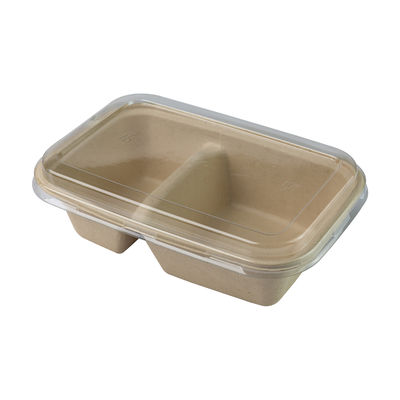 Biodegradable Compostable Sugarcane Bagasse Food Containers Pulp Moulding Stackable